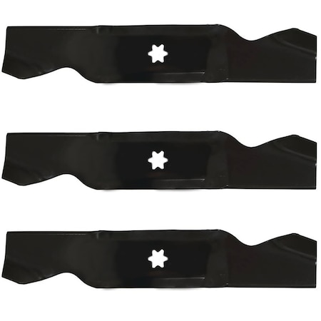Aic Replacement Parts Three 3 Mower Blades Fits MTD 38 Lawn Hydro LT-165 Lawn Tractor LT-16 LT-165 LAB50-0123_x3